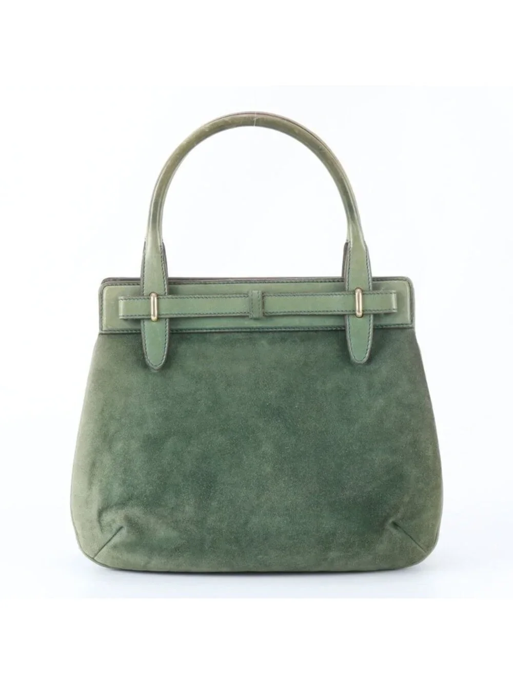 ★SOLD★ Gucci Vintage Leather Handbag Tote Gold - Picture 3 of 9